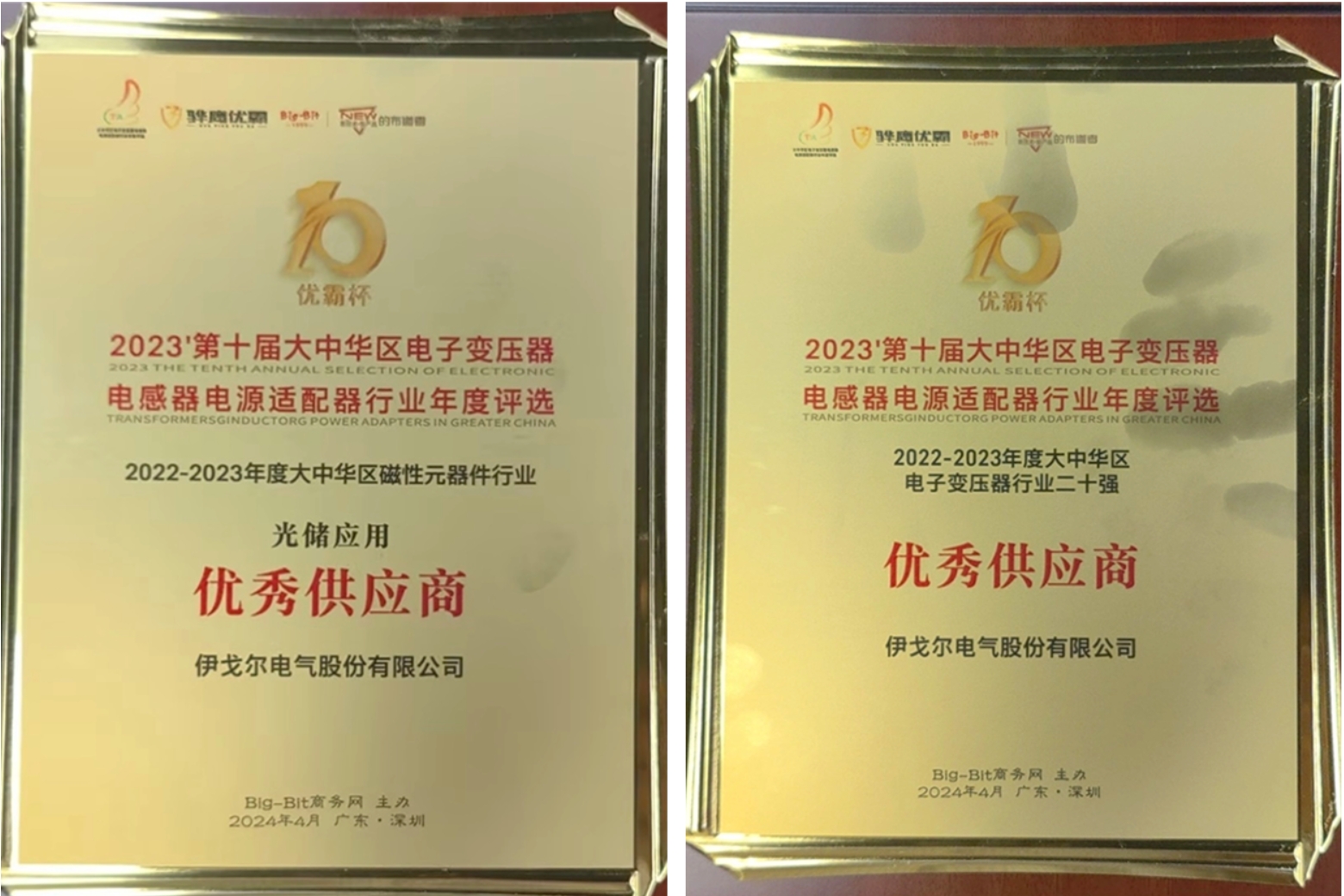 u8国际集团荣获多项磁性器件专业领域多项大奖